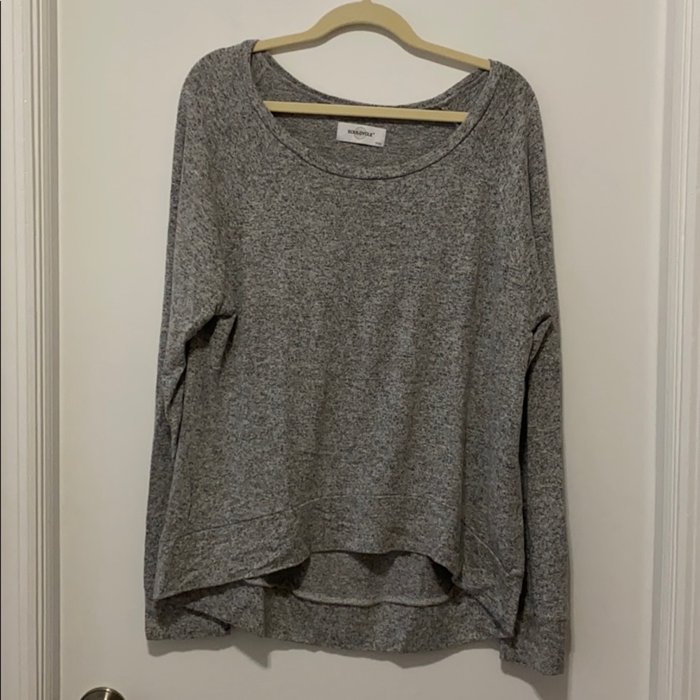 SoulCycle Gray Hacci Pullover Sweatshirt